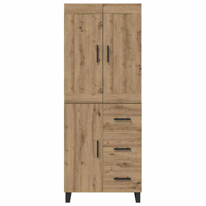 Highboard 2 pcs Artisan Oak 69.5 x 34 x 180 cm Engineered Wood