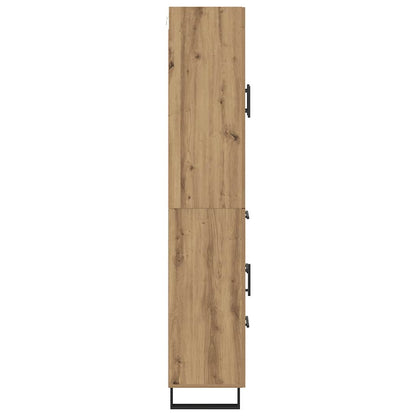 Highboard 2 pcs Artisan Oak 69.5 x 34 x 180 cm Engineered Wood