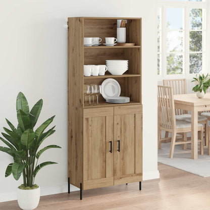 Highboard Artisan Oak 69.5 x 32.5 x 180 cm Engineered Wood