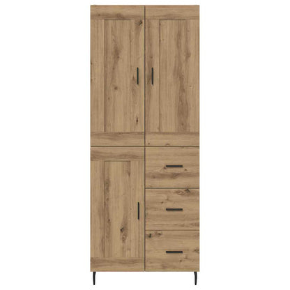 Highboard 2 pcs Artisan Oak 69.5 x 34 x 180 cm Engineered Wood