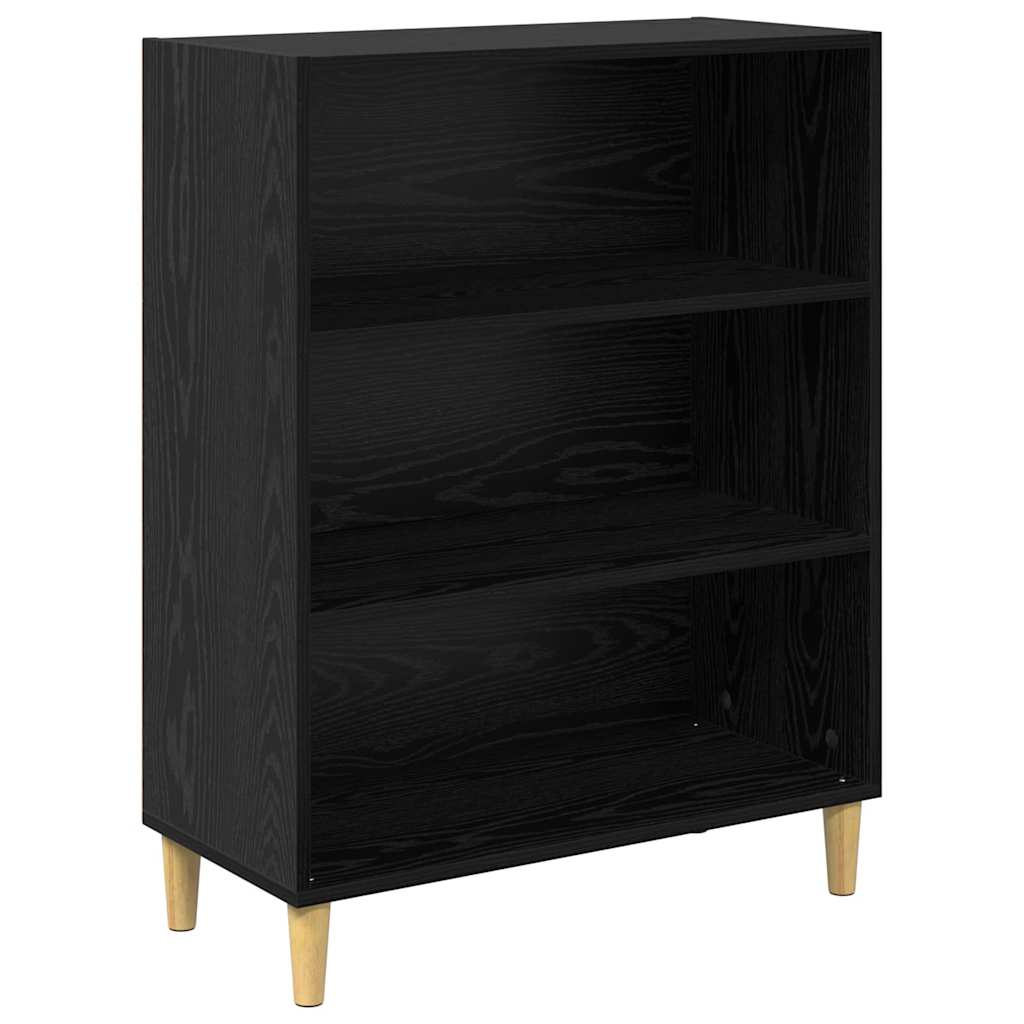 Highboard Black Oak 69.5 x 32.5 x 180 cm Engineered Wood