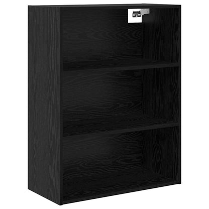 Highboard Black Oak 69.5 x 32.5 x 180 cm Engineered Wood