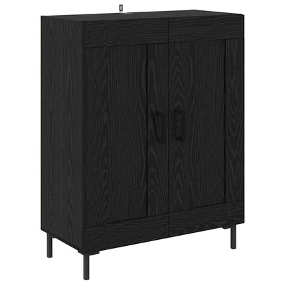Highboard Black Oak 69.5 x 34 x 180 cm Engineered Wood