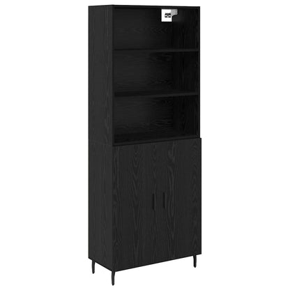 Highboard Black Oak 69.5 x 34 x 180 cm