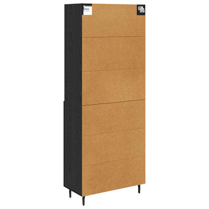 Highboard Black Oak 69.5 x 34 x 180 cm