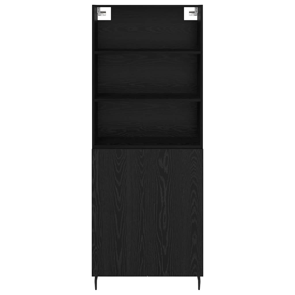 Highboard Black Oak 69.5 x 34 x 180 cm