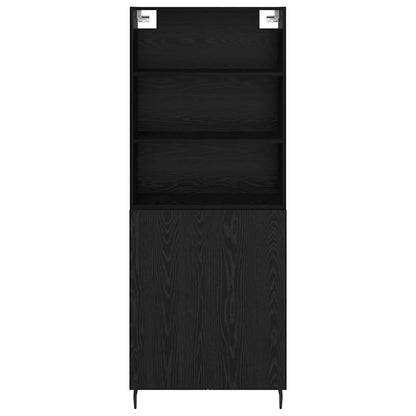 Highboard Black Oak 69.5 x 34 x 180 cm