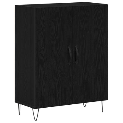 Highboard Black Oak 69.5 x 34 x 180 cm Engineered Wood