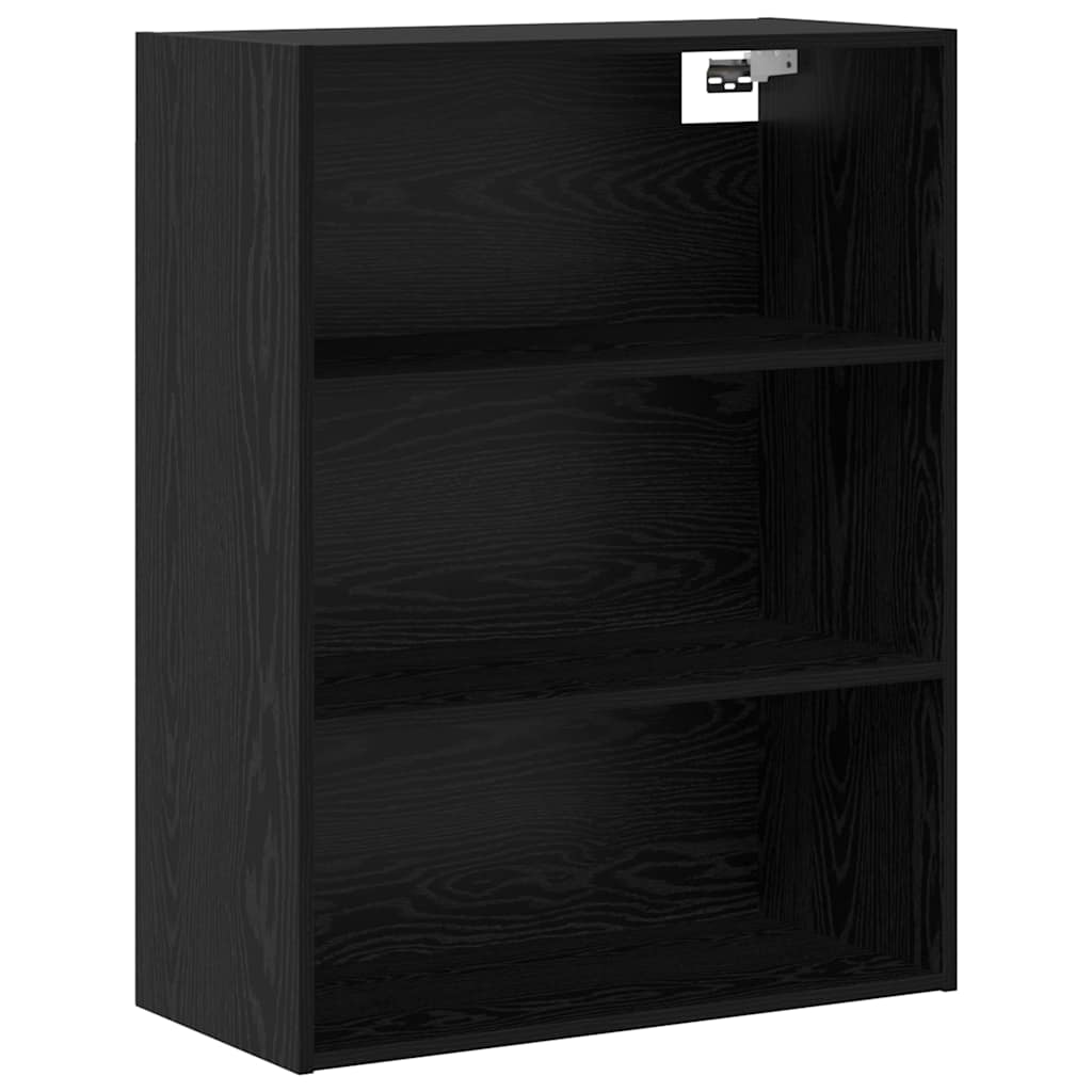Highboard with Drawer Black Oak 69.5 x 34 x 180 cm