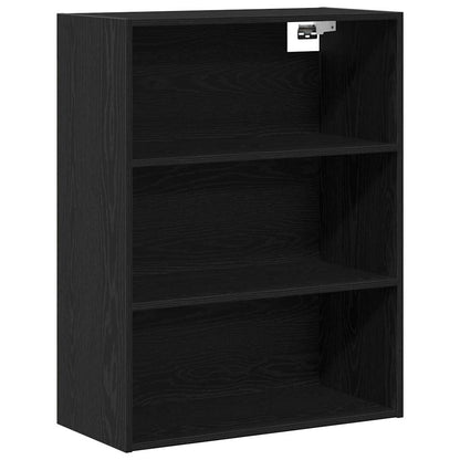 Highboard Black Oak 69.5 x 34 x 180 cm Engineered Wood