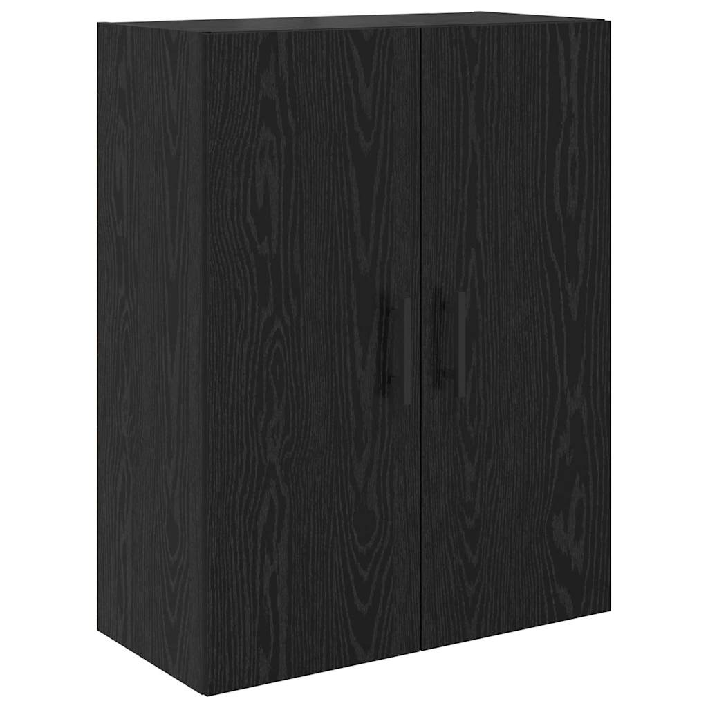 Highboard with Drawer 2 pcs Black Oak 69.5 x 34 x 180 cm