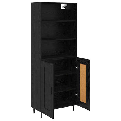 Highboard Black Oak 69.5 x 34 x 180 cm