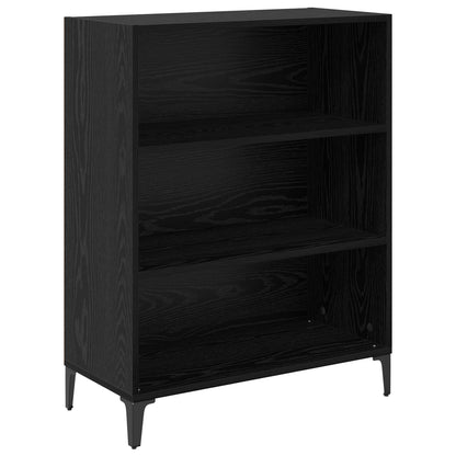 Highboard Black Oak 69.5 x 34 x 180 cm Engineered Wood
