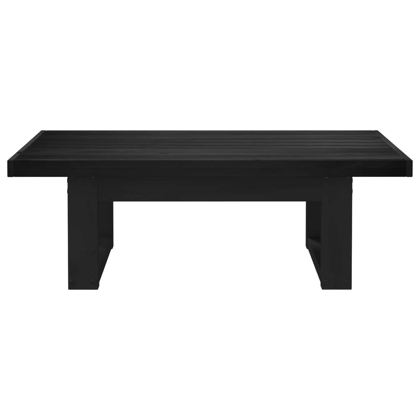 Coffee Table NOAIN Black 119 x 60 x 40 cm Solid Pine Wood