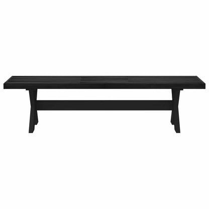 Dining Bench NOAIN 180 x 41 x 45 cm Solid Pine Wood Black