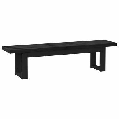 Dining Bench NOAIN 180 x 41 x 45 cm Solid Pine Wood Black