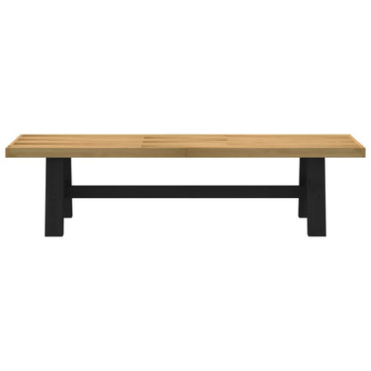 Dining Bench NOAIN 160 x 41 x 45 cm Solid Pine Wood Natural