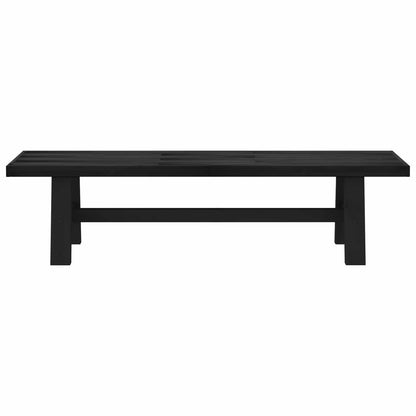 Dining Bench NOAIN 160 x 41 x 45 cm Solid Pine Wood Black