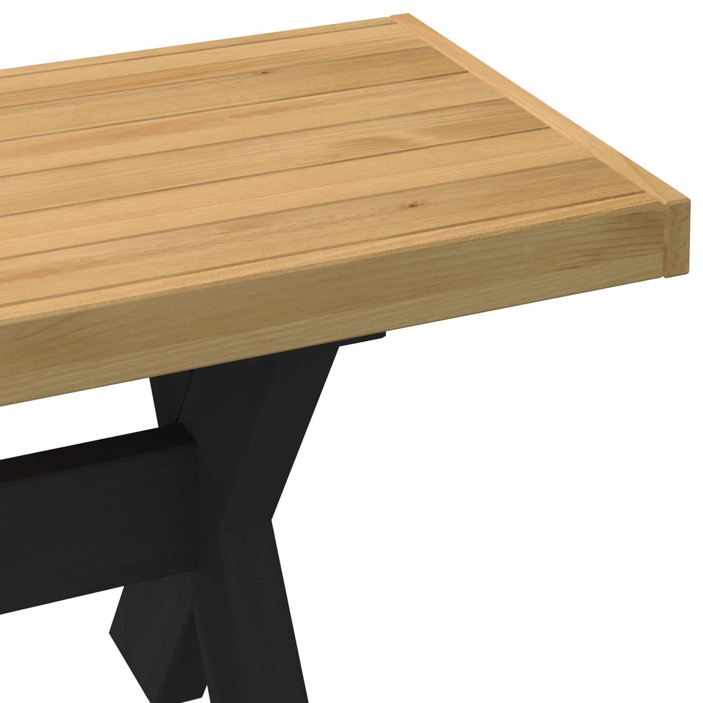 Dining Bench NOAIN 160 x 41 x 45 cm Solid Pine Wood Natural