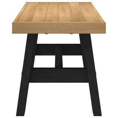 Dining Bench NOAIN 120 x 41 x 45 cm Solid Pine Wood Natural