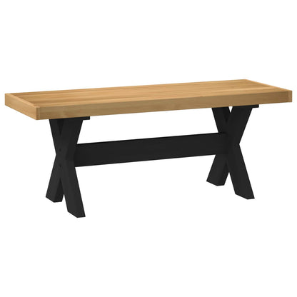 Dining Bench NOAIN 120 x 41 x 45 cm Solid Pine Wood Natural