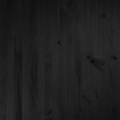 Dining Bench NOAIN 120 x 41 x 45 cm Solid Pine Wood Black