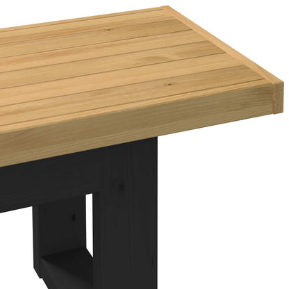 Dining Bench NOAIN 120 x 41 x 45 cm Solid Pine Wood Natural