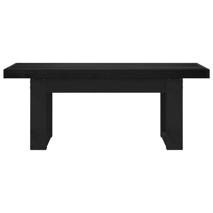 Dining Bench NOAIN 120 x 41 x 45 cm Solid Pine Wood Black