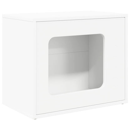 Cat House White 51 x 30 x 42 cm Engineered Wood