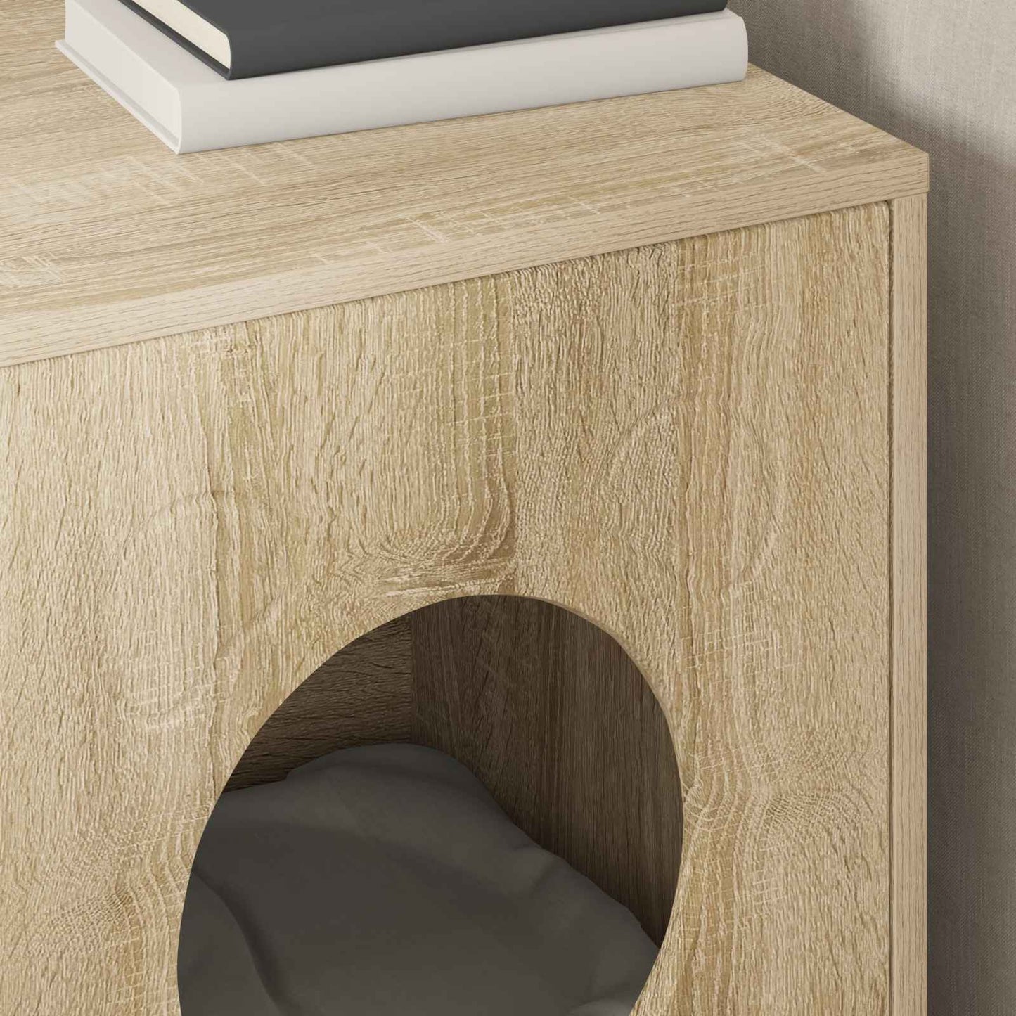 Cat House Sonoma 42.5 x 40 x 53 cm Engineered Wood