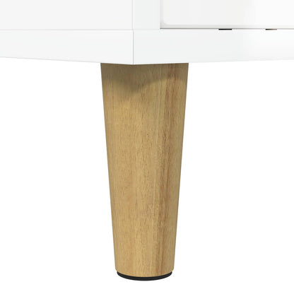 Cat House Gloss White 42.5 x 40 x 53 cm Engineered Wood