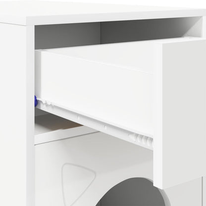 Cat House White 72 x 42.5 x 70 cm Engineered Wood