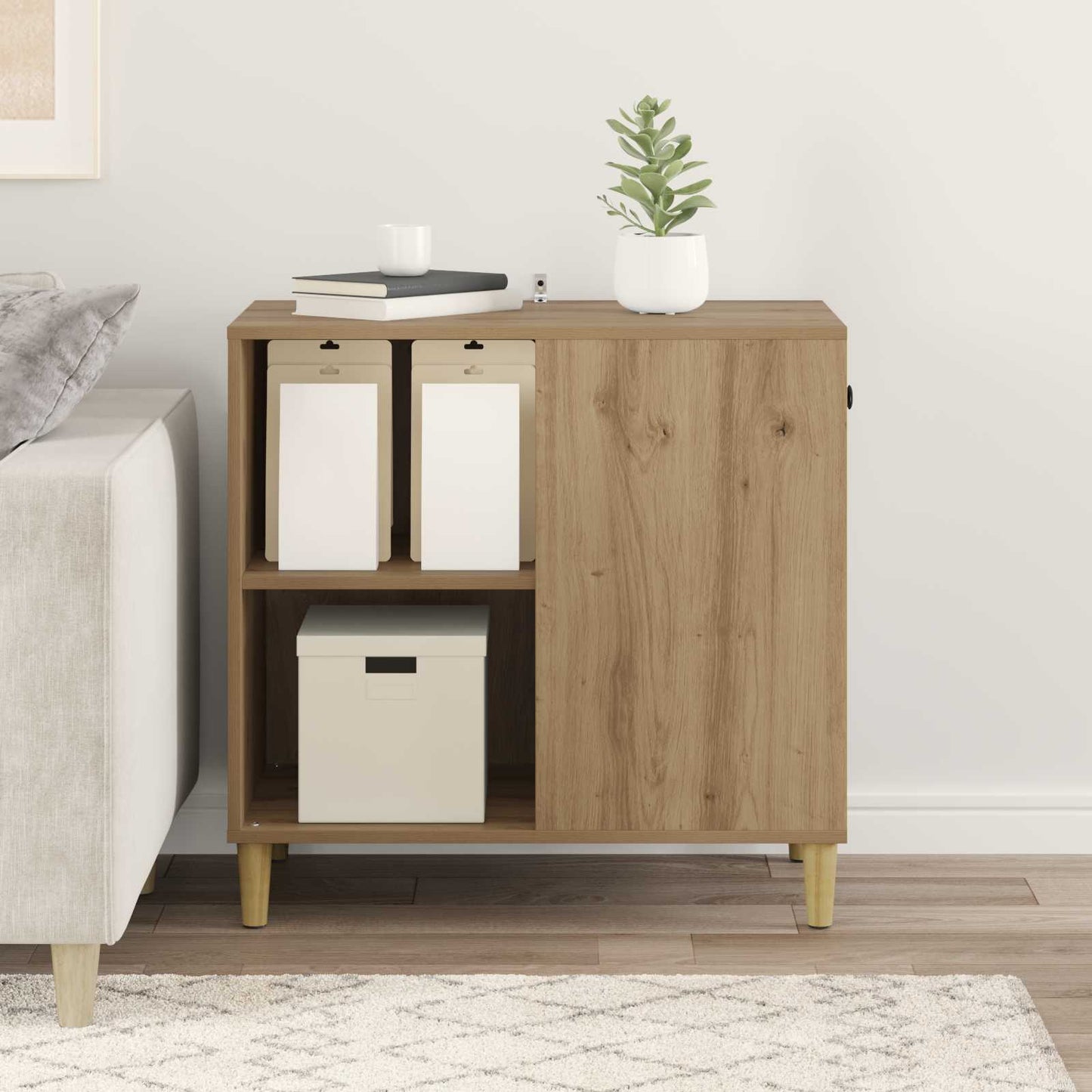 Cat House Artisian Oak 72 x 42.5 x 70 cm Engineered Wood