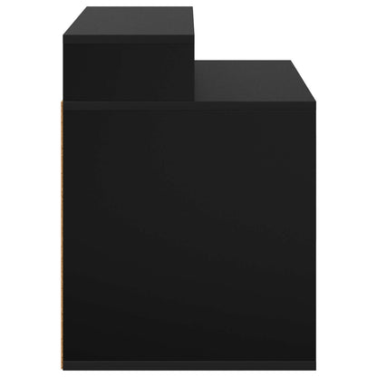 Cat House Black 42.5 x 40 x 53.5 cm Engineered Wood