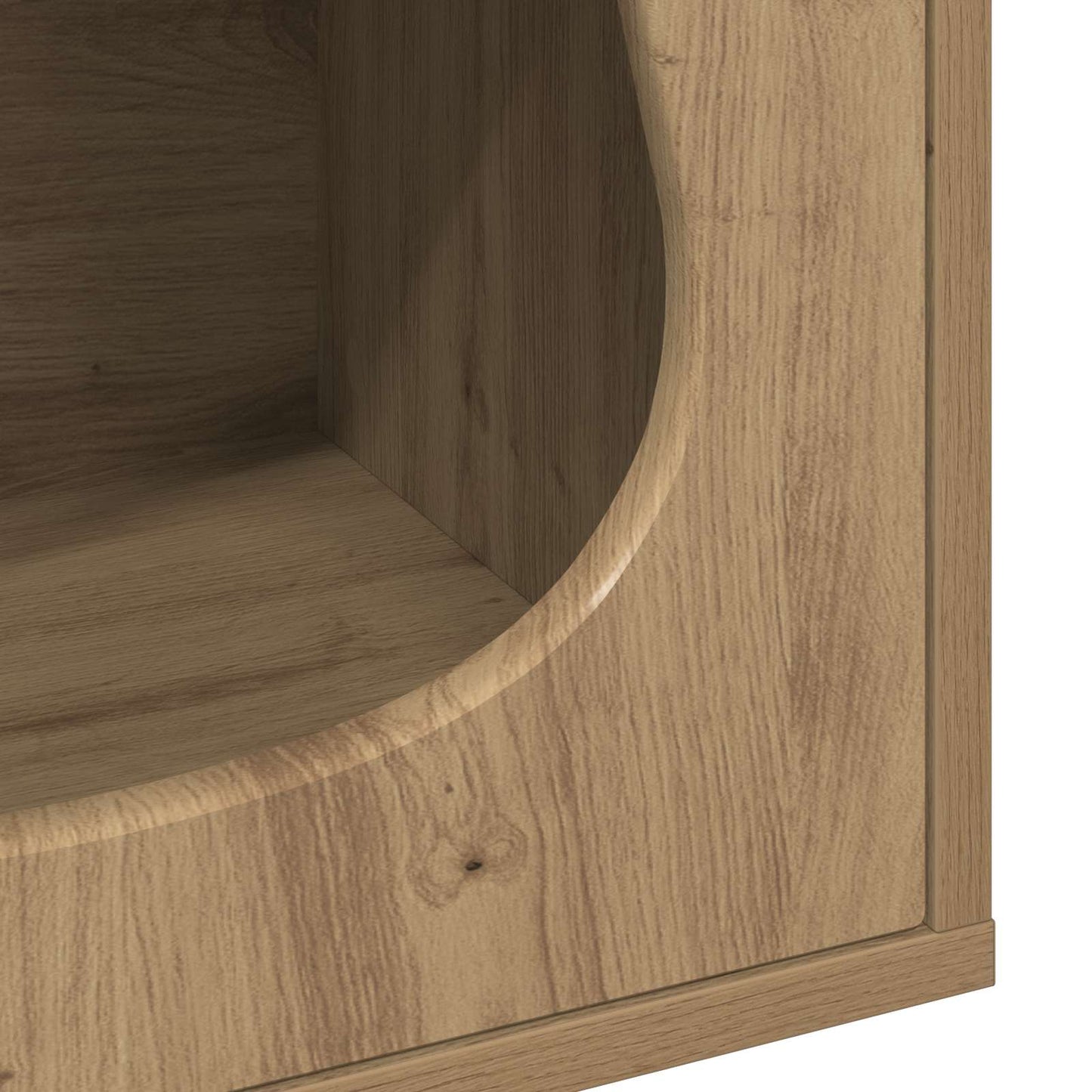 Cat House Artisian Oak 42.5 x 40 x 53.5 cm Engineered Wood