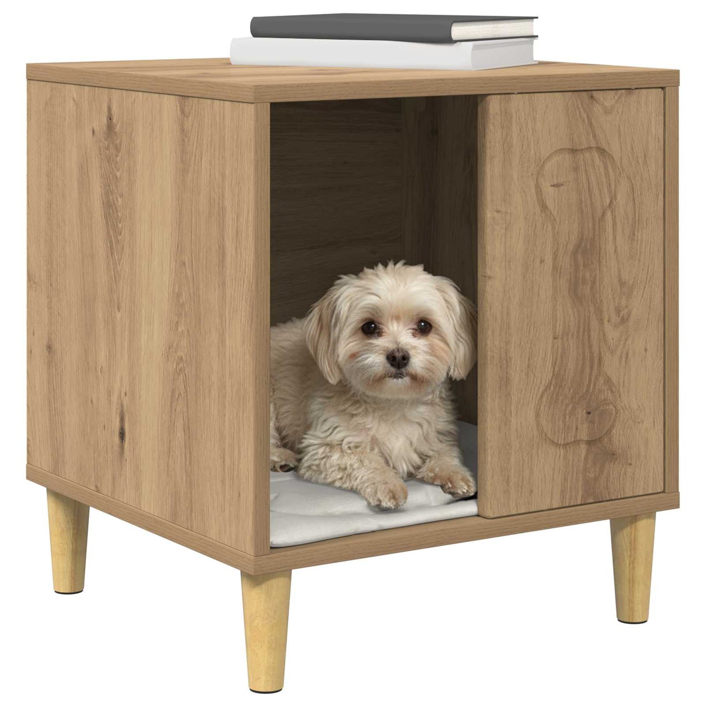 Dog House Artisian Oak 44 x 42 x 49 cm Engineered Wood