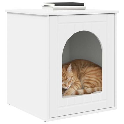 Cat House White 53 x 52 x 62 cm Engineered Wood