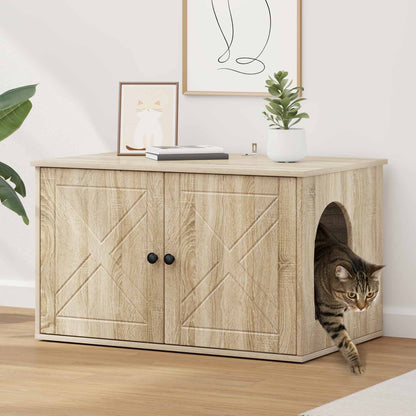 Cat House Sonoma 85 x 55 x 50.5 cm Engineered Wood
