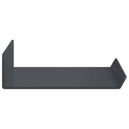 Floating Shelf 3 pcs Anthracite 40 x 9 x 2.5 cm Steel