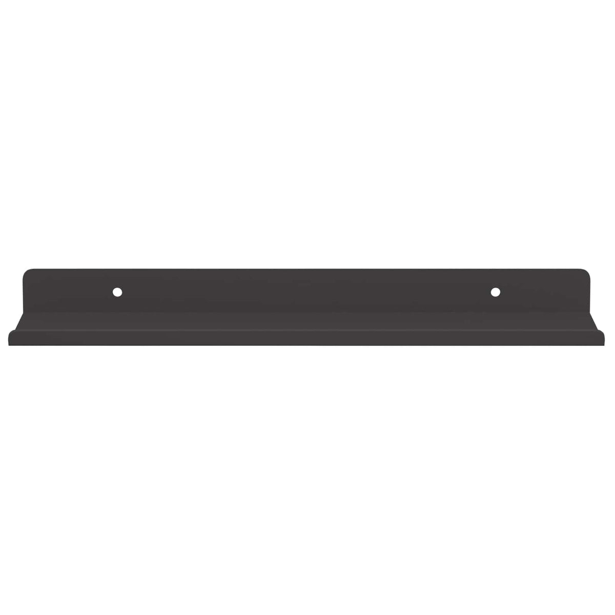 Floating Shelf 2 pcs Black 30 x 9 x 2.5 cm Steel