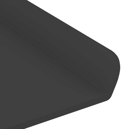 Floating Shelf 4 pcs Black 30 x 9 x 2.5 cm Steel