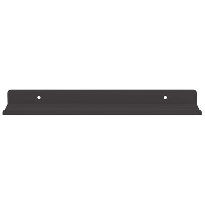Floating Shelf 4 pcs Black 30 x 9 x 2.5 cm Steel