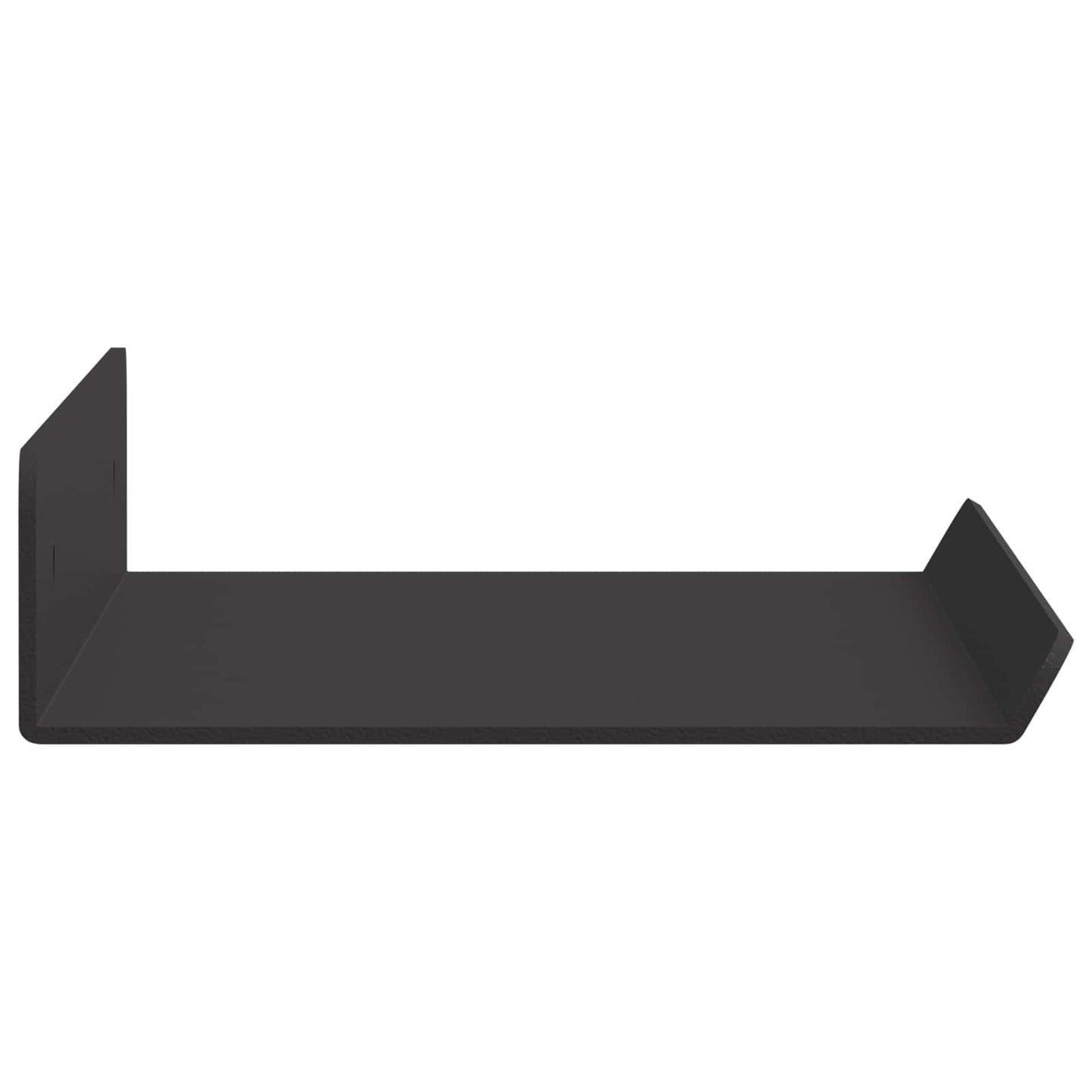 Floating Shelf 4 pcs Black 30 x 9 x 2.5 cm Steel