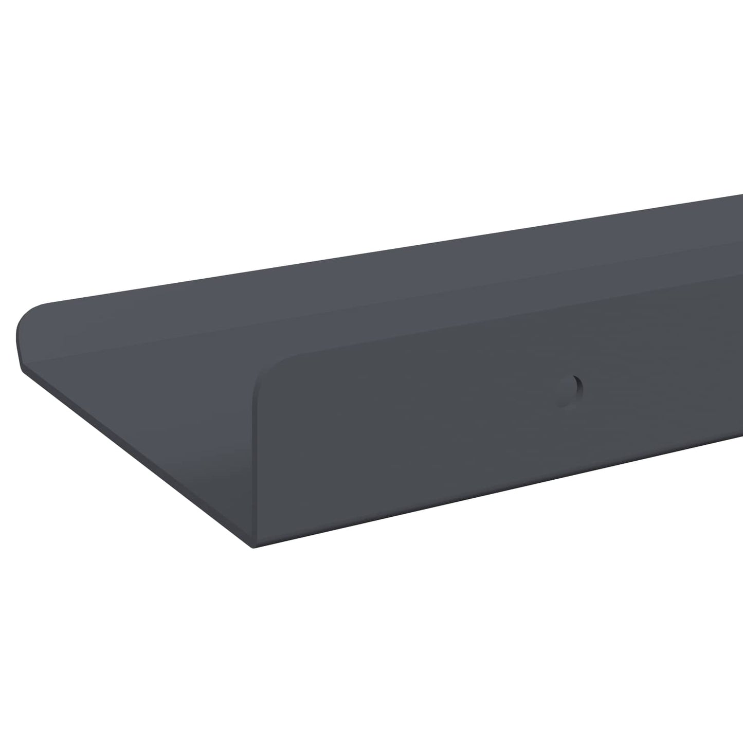 Floating Shelf 4 pcs Anthracite 30 x 9 x 2.5 cm Steel