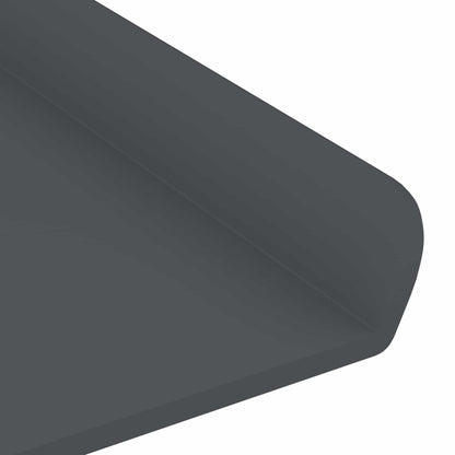 Floating Shelf 2 pcs Anthracite 40 x 8.5 x 2.5 cm Steel