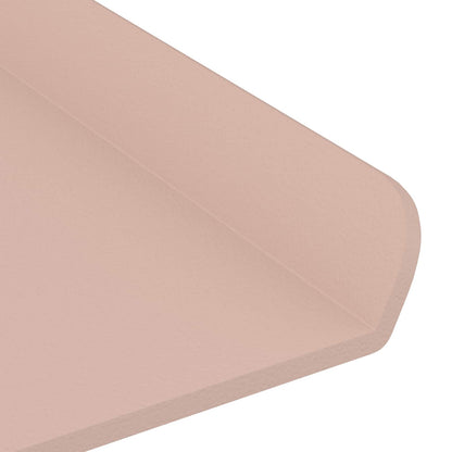 Floating Shelf Wall-mounted 4 pcs Pink 60 x 8.5 x 2.5 cm Steel