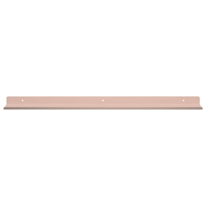 Floating Shelf Wall-mounted 4 pcs Pink 60 x 8.5 x 2.5 cm Steel