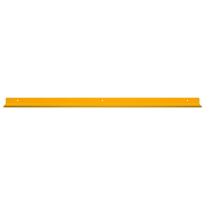 Floating Shelf 4 pcs Mustard Yellow 80 x 9 x 2.5 cm Steel