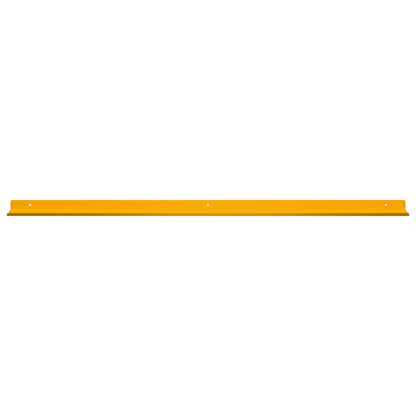 Floating Shelf 4 pcs Mustard Yellow 100 x 9 x 2.5 cm Steel