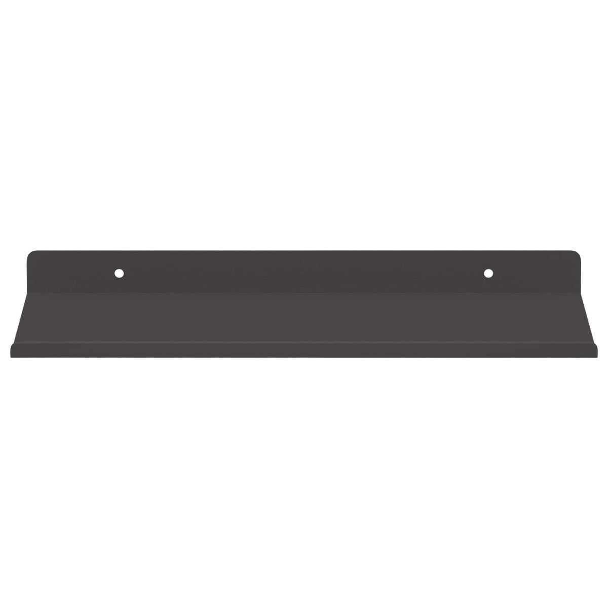 Floating Shelf 2 pcs Black 30 x 18 x 2.5 cm Steel